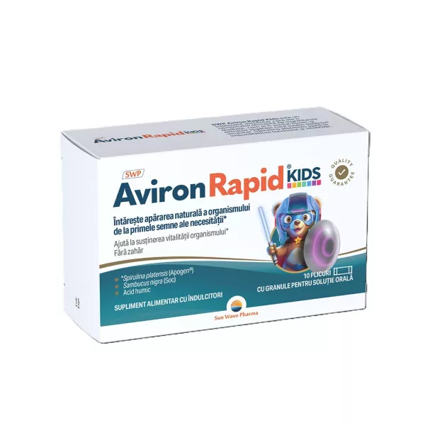 Aviron Rapid Kids, 10 plicuri, Sun Wave Pharma