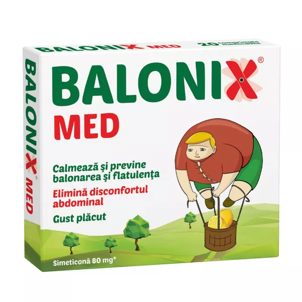 Balonix Med, 10 comprimate, Fiterman Pharma