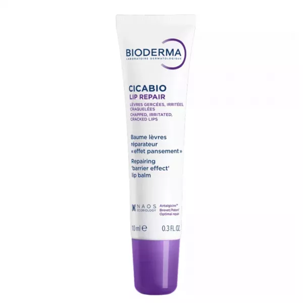 Balsam de buze reparator Cicabio, 10 ml, Bioderma