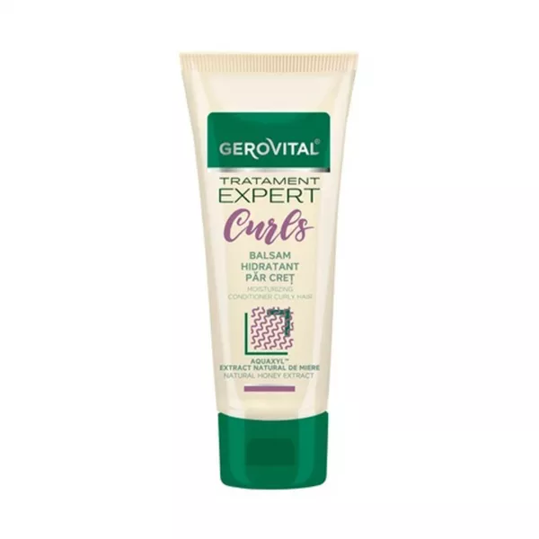 Balsam hidratant pentru parul cret Tratament Expert Curls, 150 ml, Gerovital