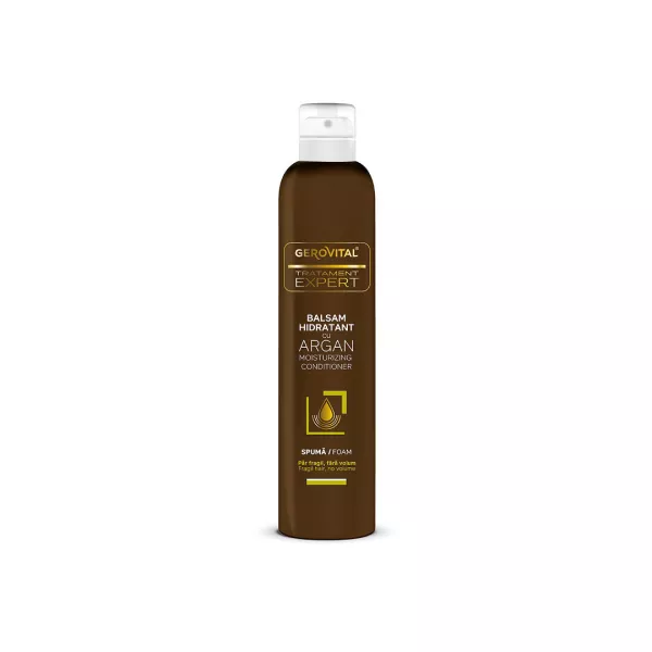 Balsam hidratant spuma cu argan Tratament Expert, 200 ml, Gerovital