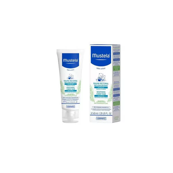 Balsam reconfortant pentru masaj pectoral, 40 ml, Mustela