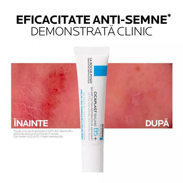 Balsam Reparator Calmant cu Indicatii Multiple Cicaplast B5+, 15 ml, La Roche Posay