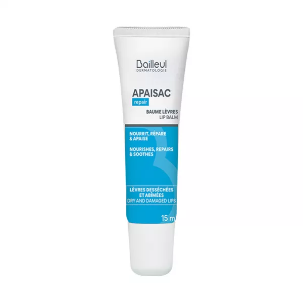 Balsam reparator pentru buze Apaisac Repair, 15 ml, Bailleul