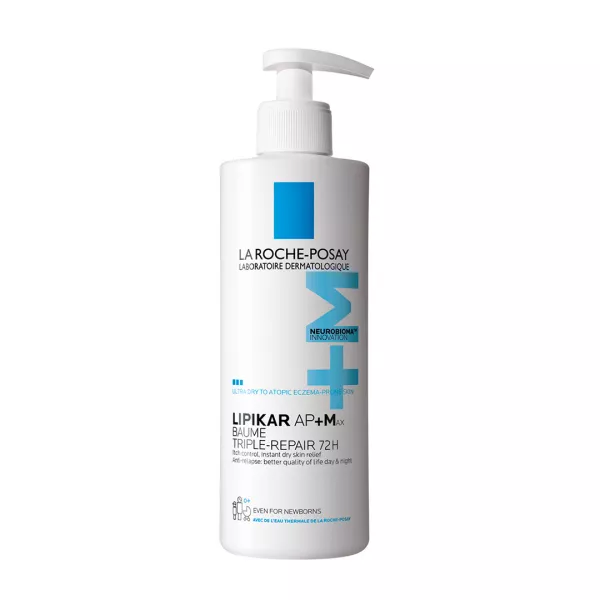 Balsam triplu reparator Lipikar Baume AP+Max, 400 ml, La Roche Posay
