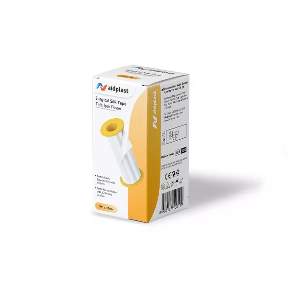 Banda adeziva pe suport de matase 5 m x 10 cm, 1 buc/cutie, Aidplast