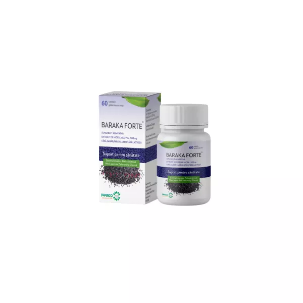 Baraka Forte, 500 mg, 60 capsule moi, Pharco