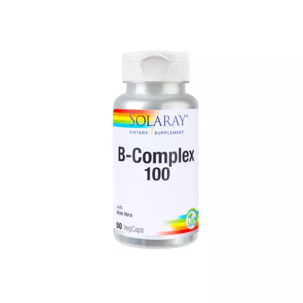 B-Complex 100 Solaray, 50 capsule, Secom