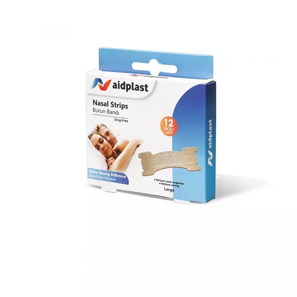 Benzi nazale respiri ușor - Standard - 12 buc/cutie, Aidplast