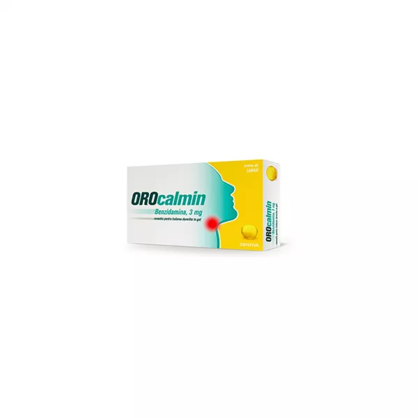 Orocalmin 3 mg cu aroma de lamaie, 20 pastile, Zentiva