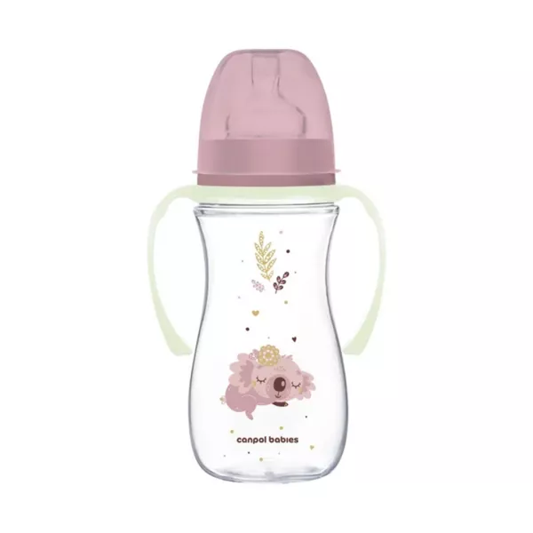 Biberon anticolici cu gat larg Sleepy Koala 35/238, 300 ml, Canpol