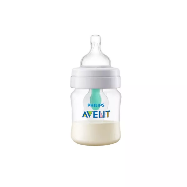 Biberon cu dispozitiv anticolici AirFree™ si tetina debit lent, SCF810/14, 125 ml, Philips Avent