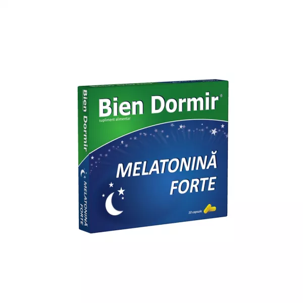 Bien Dormir + Melatonina Forte, 10 capsule