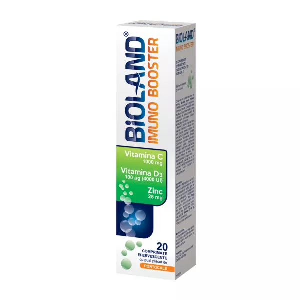 Bioland Imuno Booster, 20 comprimate efervescente, Biofar