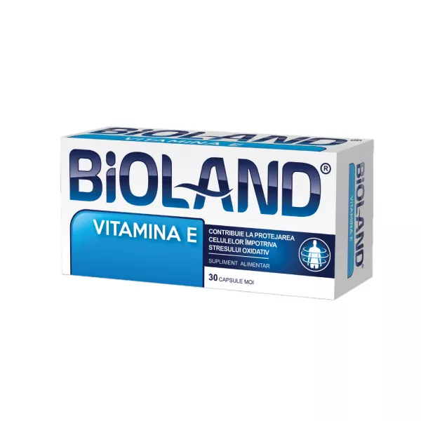Bioland Vitamina E, 50 mg, 30 capsule moi, Biofarm