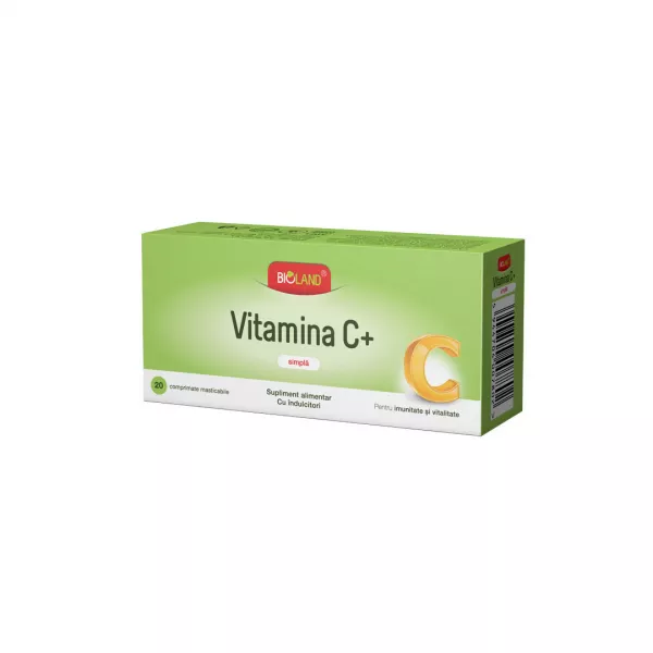 Vitamina C Simpla Bioland , 20 comprimate, Biofarm