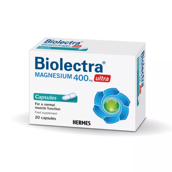 Biolectra Magnesium Ultra, 400 mg, 20 capsule, Hermes