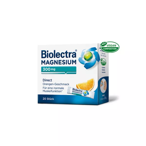 Biolectra Magnesium Lemon 300mg, 20 plicuri, Hermes Arzneimittel