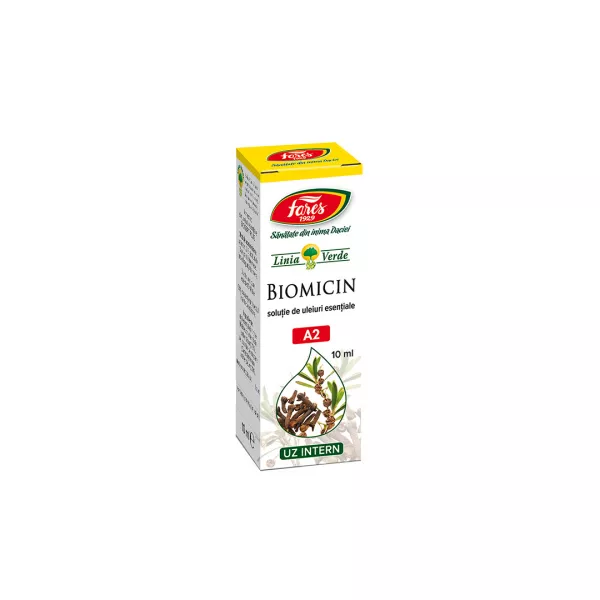 Biomicin solutie, A2, 10 ml, Fares