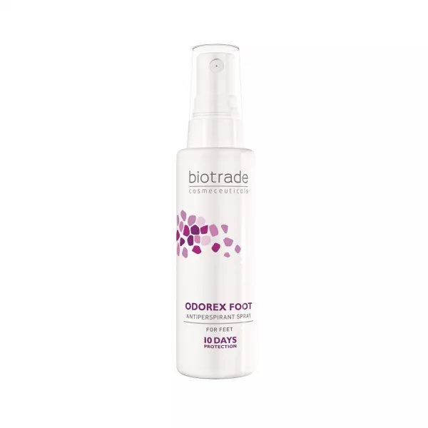 Deo spray antiperspirant impotriva transpiratiei excesive Odorex Foot, 50 ml, Biotrade