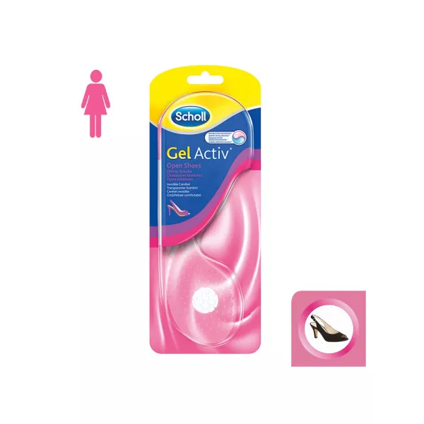 Branturi pentru incaltaminte decupata, Gel Activ, Scholl