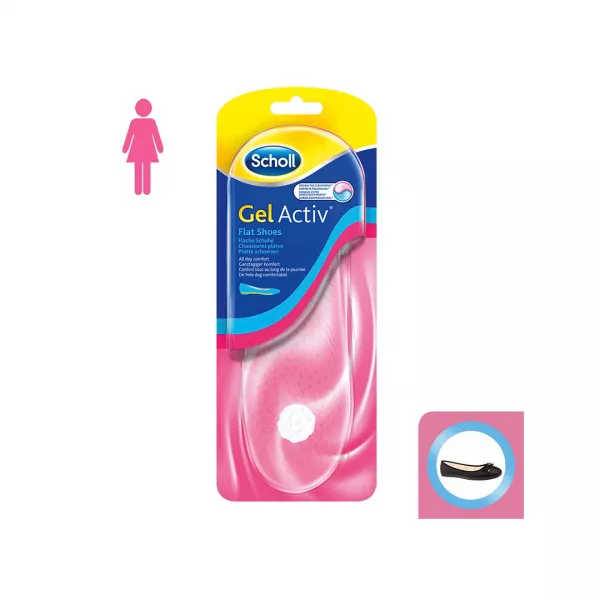 Branturi pentru pantofi fara toc, pentru femei, Gel Activ, Scholl