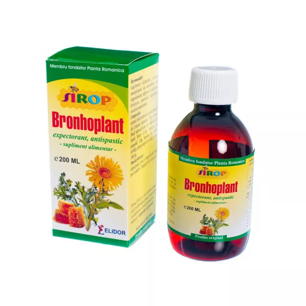 Bronhoplant Sirop, 200 ml, Elidor
