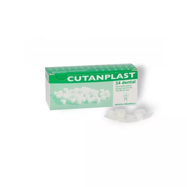 Bureti hemostatici sterili, 10x10x10 mm, 24 bucati, Cutanplast