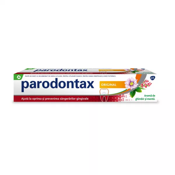 Cadou: Pasta de dinti Original Parodontax, 75 ml, Gsk