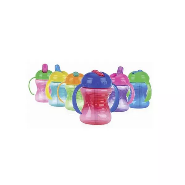 Cana cu manere Sa invatam sa bem, +9 luni, 240 ml, Nuby
