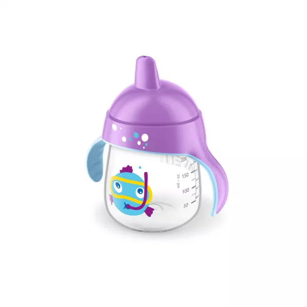 Cana cu tetina de formare, 12 luni, 260 ml, SCF753/06, Philips Avent