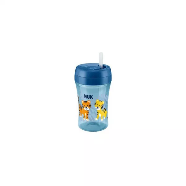 Cana Fun Cup cu pai din silicon, 18+ luni, Multicolor, 300 ml, Nuk