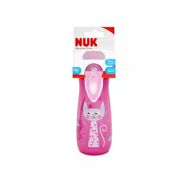 Cana sport cu adaptor Push-Pull, 450 ml, Nuk