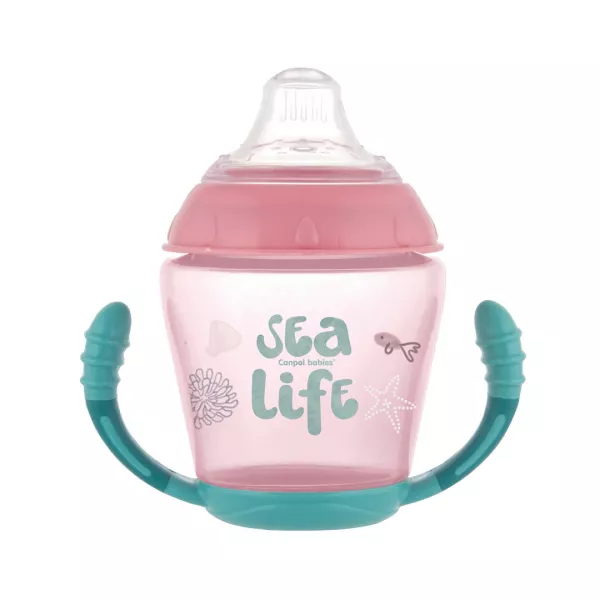 Canita anti-varsare „Sea Life“ 56/501, 230 ml, roz, Canpol