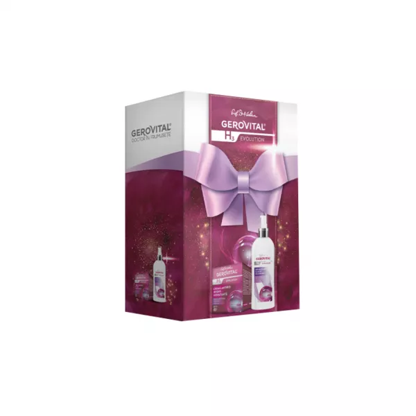 Caseta Cadou Gerovital H3 Evolution: Crema antirid si Apa micelara