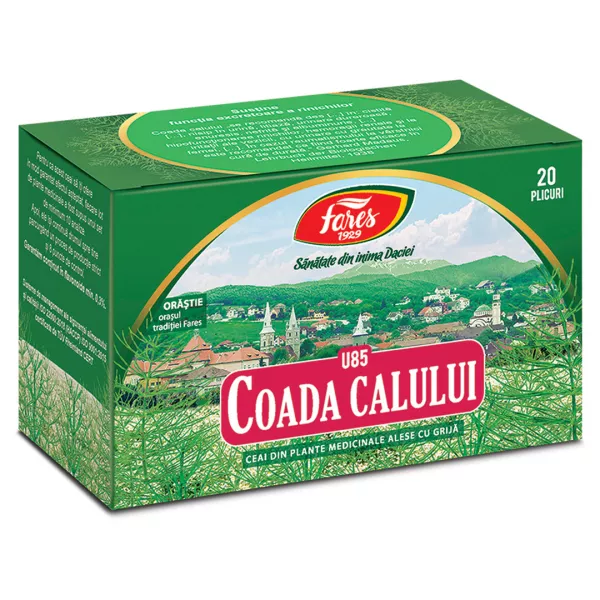 Ceai Coada Calului U 85, 20 plicuri, Fares