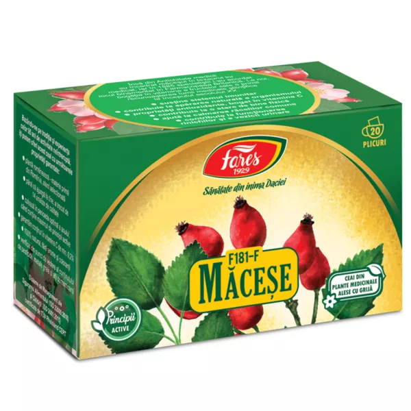 Ceai de macese F 181, 20 plicuri, Fares