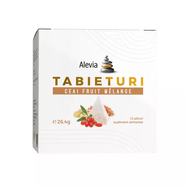 Ceai fruit melange Tabieturi , 12 plicuri, Alevia