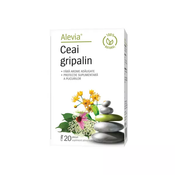 Ceai Gripalin, 20 plicuri, Alevia