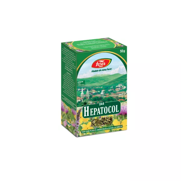 Ceai Hepatocol, D44, 50 g, Fares