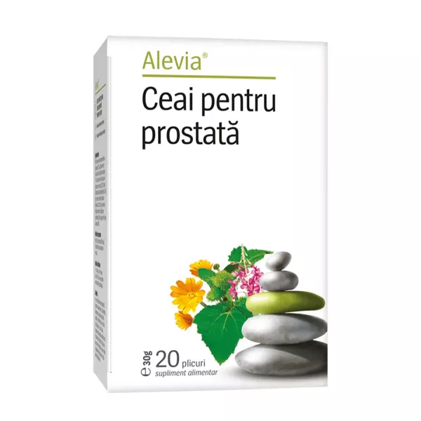 Ceai pentru prostata, 20 plicuri, Alevia