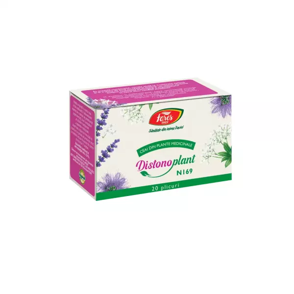 Ceai plic Distonoplant, N169, 20 plicuri Fares