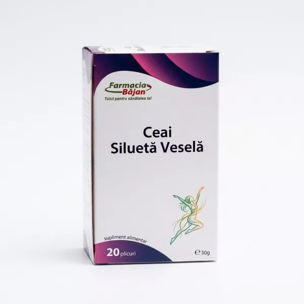 Ceai silueta vesela, 20 plicuri, Farmacia Bajan