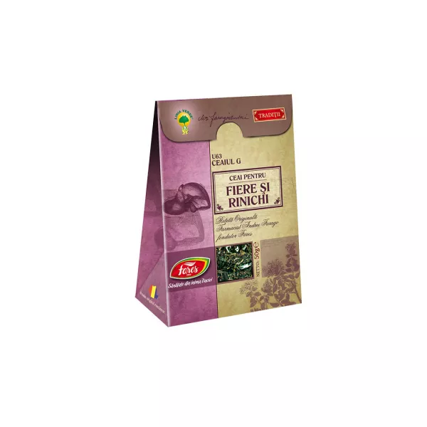 Ceai Fiere si Rinichi, U63, 50 g, Fares