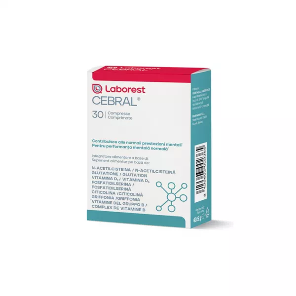 Cebral (creier), 30 comprimate, Laborest