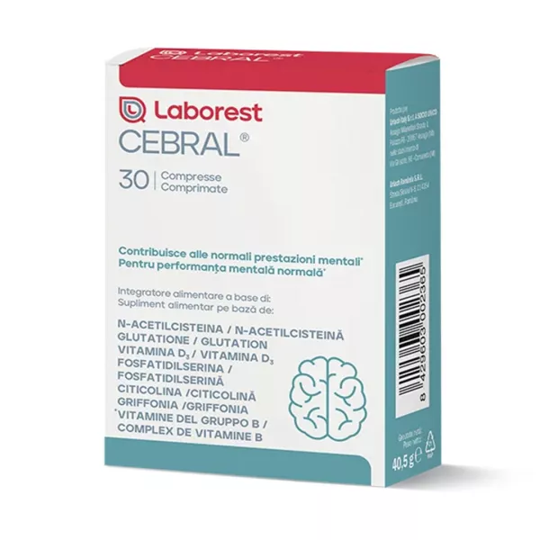 Cebral (creier), 30 comprimate, Laborest