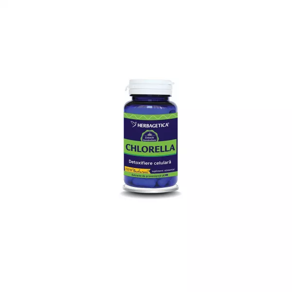 Chlorella , 60 capsule, herbagetica