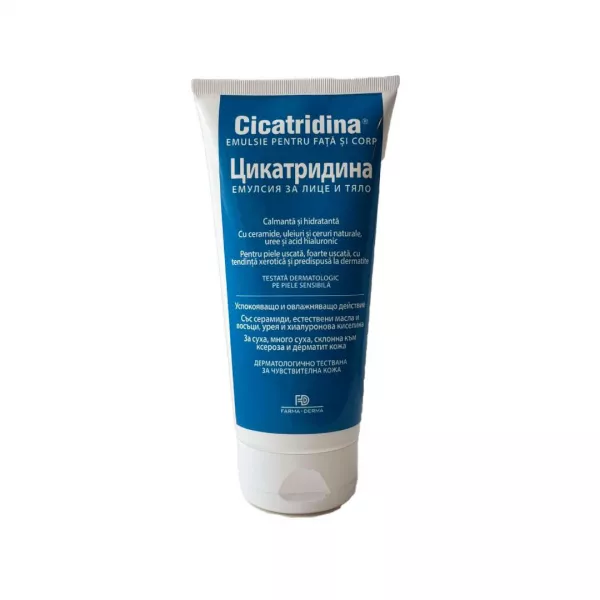 Cicatridina emulsie pentru fata si corp, 180 ml, Farma-Derma Italia