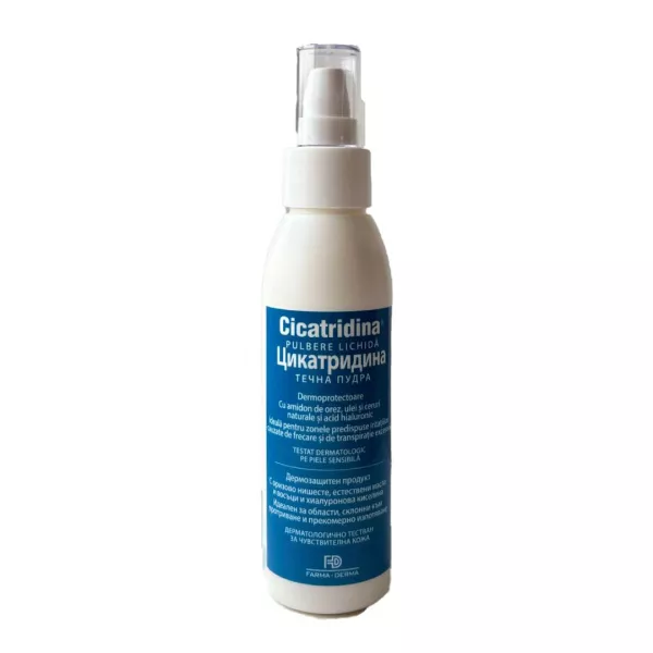 Cicatridina pulbere lichida, 120 ml, Farma-Derma Italia