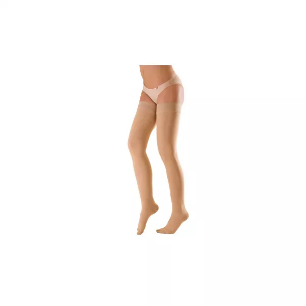 Ciorapi compresivi medicinali Elastofit AG pana la coapsa 15-21mmHg, Bej